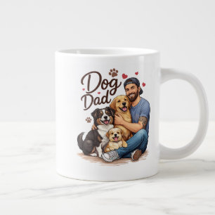 De Café Grande Caneca Dog Dad Squad – Presente Divertido para Ama