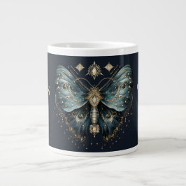 De Café Grande Caneca Elegante Gótica – Bruxa da Mariposa Celesti