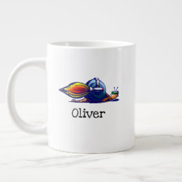 De Café Grande Caneca Especial Caracol Foguete