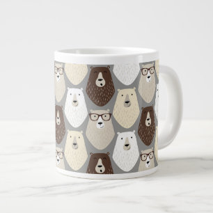 De Café Grande Caneca Especial Dia dos Pais com Urso Bonito