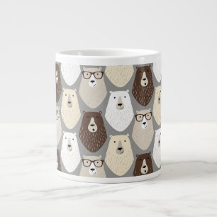 De Café Grande Caneca Especial Dia dos Pais com Urso Bonito