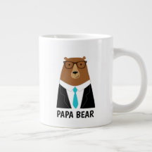 Caneca Especial Dia dos Pais Urso Papai Bonito