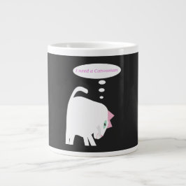 De Café Grande Caneca Especial do Gato Pensativo