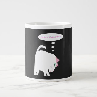 De Café Grande Caneca Especial do Gato Pensativo