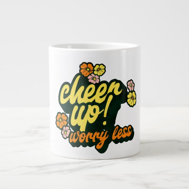 DE CAFÉ GRANDE CANECA ESPECIAL HOME/COZINHA ANIMAR-SE PREOCUPAR-S (Frente)