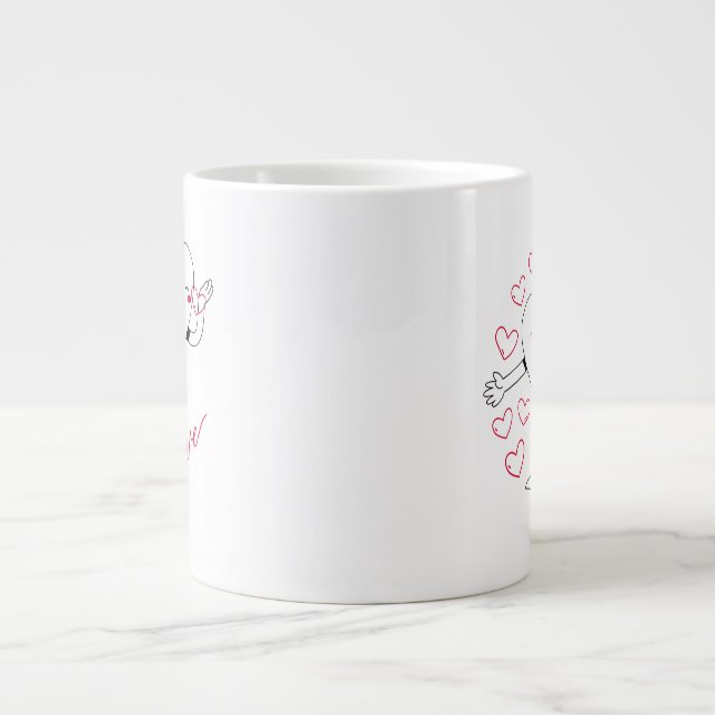 De Café Grande Caneca Especial para quem se ama  (Frente)
