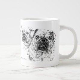 De Café Grande Caneca Especial PEACE LOVE DIVAS