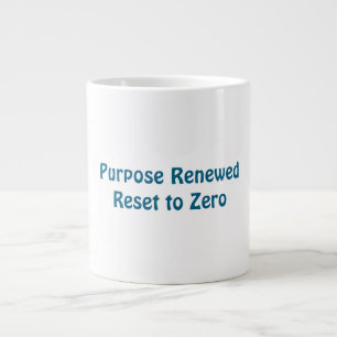 De Café Grande Caneca Especial Renovada e Reiniciada para Zero