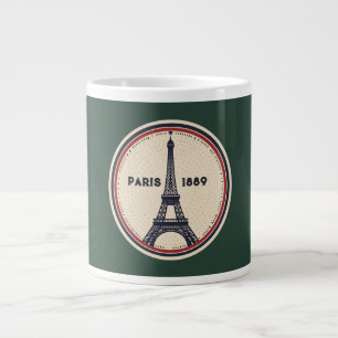 De Café Grande Caneca Especial Torre Eiffel Paris Vintage 1889