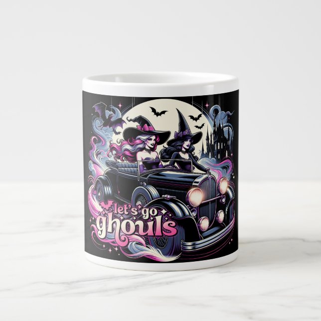 De Café Grande Caneca Especial Vamos Lá Ghouls (Frente)