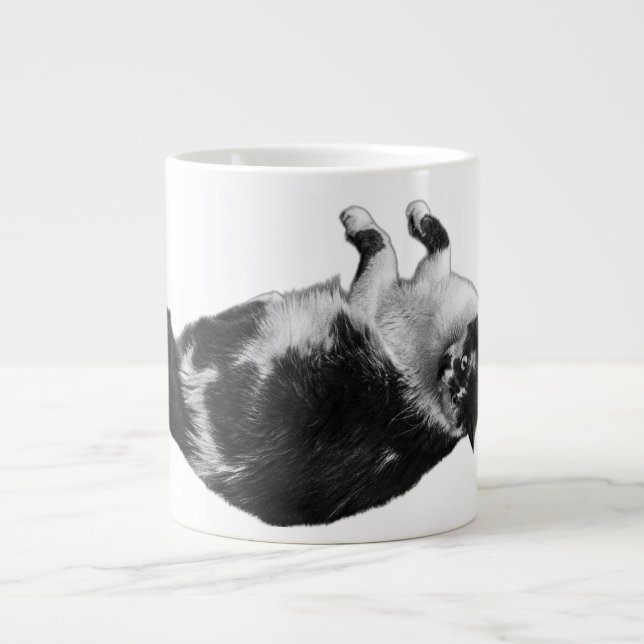 De Café Grande Caneca Felina Invertida (Frente)
