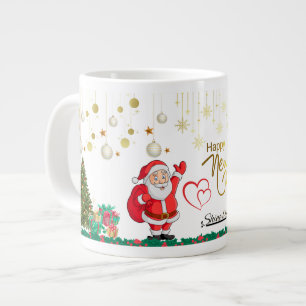 De Café Grande Caneca Feliz Natal & Ano Novo