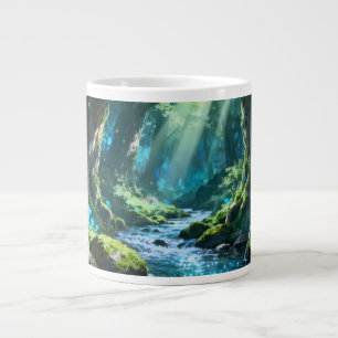 De Café Grande Caneca Floresta Encantada