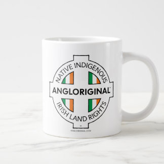 De Café Grande Caneca Gigante Angloriginal™ Direitos à Terra Irla