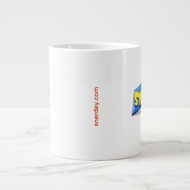 De Café Grande Caneca Gigante da Snerdey (Frente)