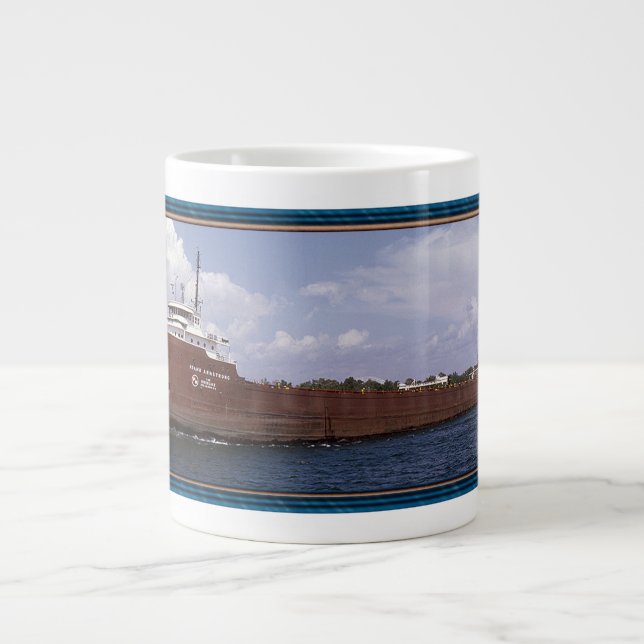 De Café Grande caneca gigante Frank Armstrong (Frente)