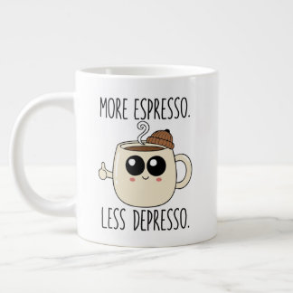 De Café Grande Caneca Gigante - Mais Espresso. Menos Depressão.