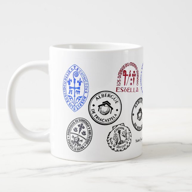 De Café Grande Caneca Gigante Saint James Way (Esquerda)