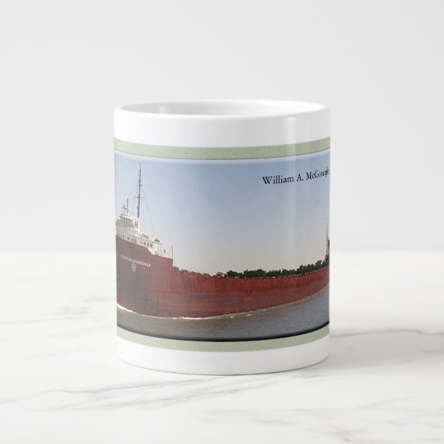 De Café Grande caneca gigante William A. McGonagle (Frente)