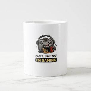 De Café Grande Caneca Gráfica com Humor Estranho Fofo
