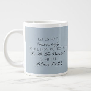 De Café Grande Caneca Hebreus 10:23 Versículo da Bíblia da Espera