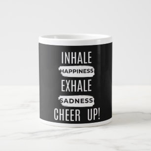 DE CAFÉ GRANDE CANECA HOME/COZINHA INALE E EXALE ANIME-SE