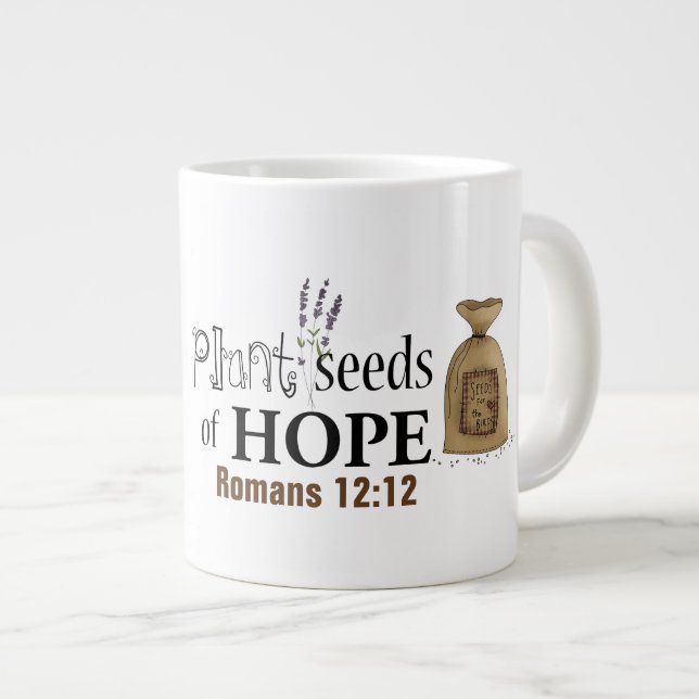 De Café Grande Caneca Hope - Jumbo (Frente Esquerda)