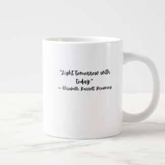 De Café Grande Caneca Inspiradora Elizabeth Barrett Browning