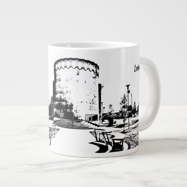 De Café Grande Caneca jumbo (Frente Esquerda)