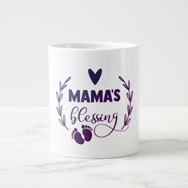 De Café Grande Caneca Jumbo (Frente)