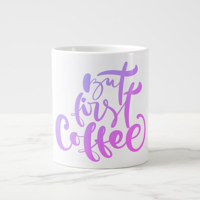 De Café Grande Caneca Jumbo (Frente)