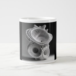 De Café Grande Caneca Jumbo, 20oz (Coral Shell-3)