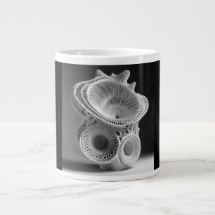 De Café Grande Caneca Jumbo, 20oz (Coral Shell-3)