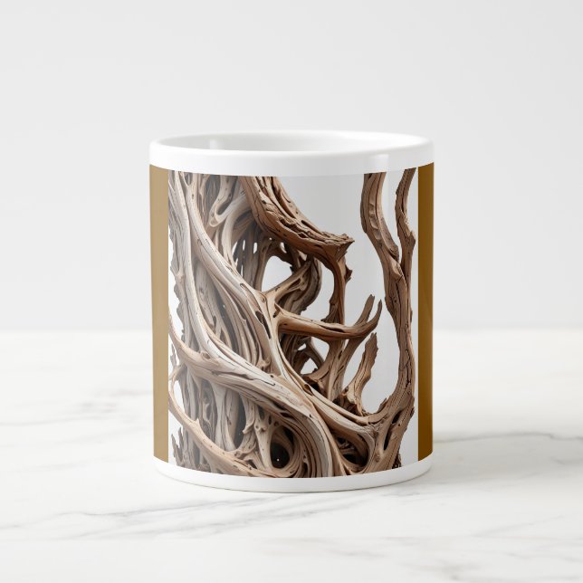 De Café Grande Caneca Jumbo, 20oz (Driftwood-5) (Frente)