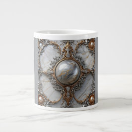 De Café Grande Caneca Jumbo, 20oz (Medalhão-3)