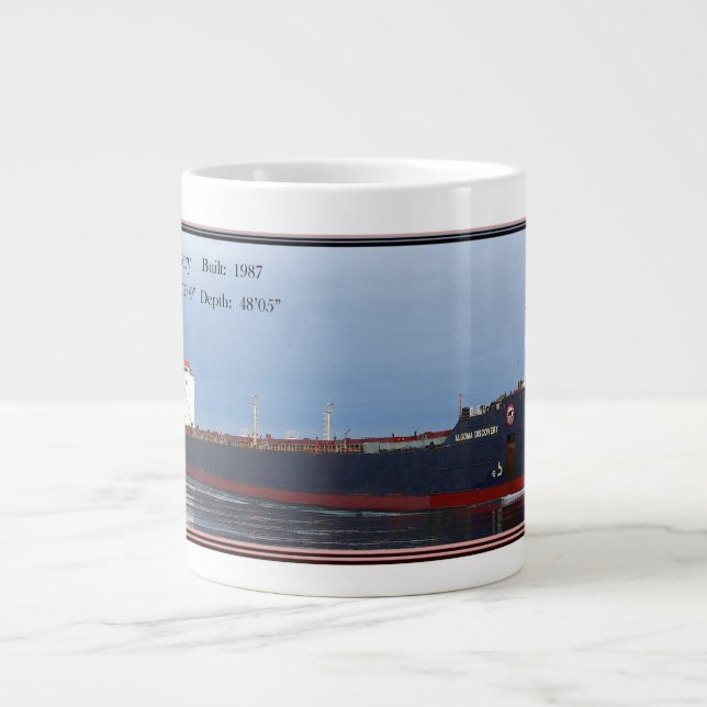 De Café Grande caneca jumbo Algoma Discovery (Frente)