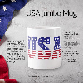 De Café Grande Caneca Jumbo EUA