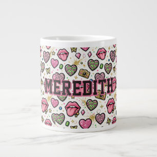 De Café Grande Caneca Jumbo Feminina com Estética Personalizada Y