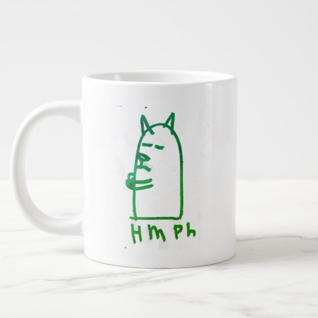 De Café Grande Caneca jumbo hmph em verde (Esquerda)