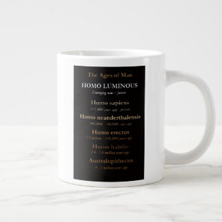 De Café Grande Caneca Jumbo Idades da Humanidade