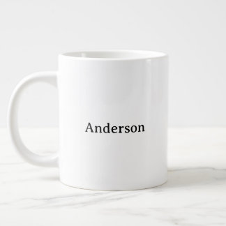 De Café Grande Caneca Jumbo Negócios Profissionais Simples