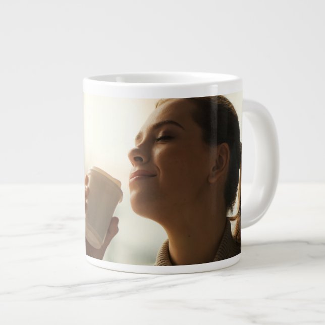 De Café Grande Caneca jumbo para todos os dias (Frente Esquerda)