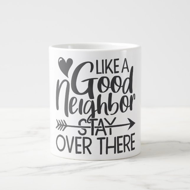 De Café Grande Caneca Jumbo Presente (Frente)