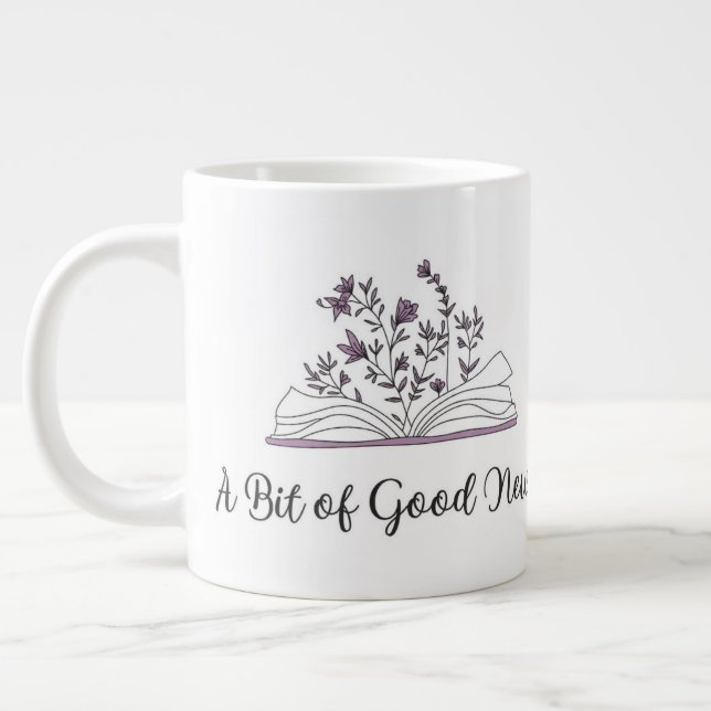 De Café Grande Caneca Jumbo Uma Boa Notícia (Esquerda)