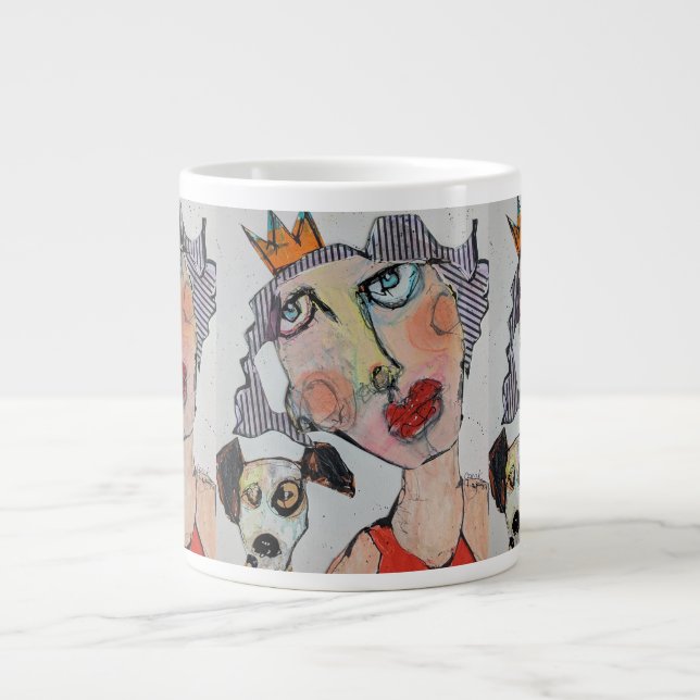 De Café Grande Caneca Jumbo Unspoken Bond (Frente)