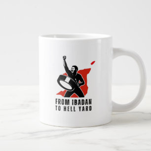 De Café Grande Caneca Jumbo Vitória FITHY (para canhotos)