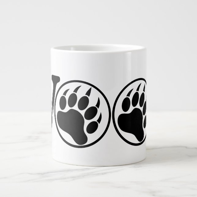 De Café Grande Caneca Jumbo WOOF (600ml) (Frente)