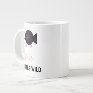 De Café Grande Caneca Just a Little Wild Bird