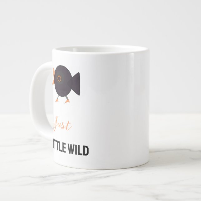 De Café Grande Caneca Just a Little Wild Bird (Frente Esquerda)