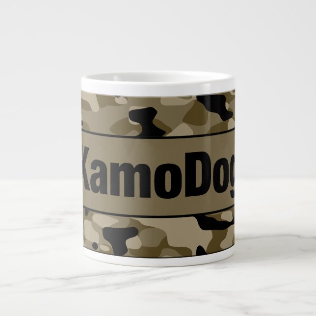 De Café Grande Caneca KamoDog (Frente)